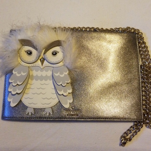 kate spade Handbags - Kate spade star bright owl sima clutch bag